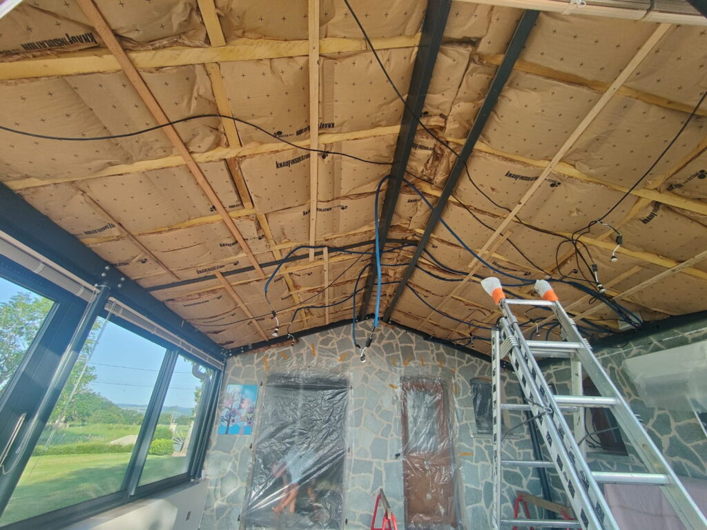 lapendry menuiserie intervention après dégâts sur plafond d'une veranda